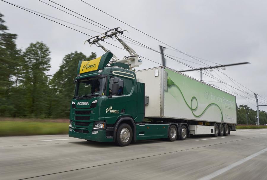  Scania G360 4x2 Hybrid Truck with Siemens Pantograph 2016 года  (фото 1 из 4)